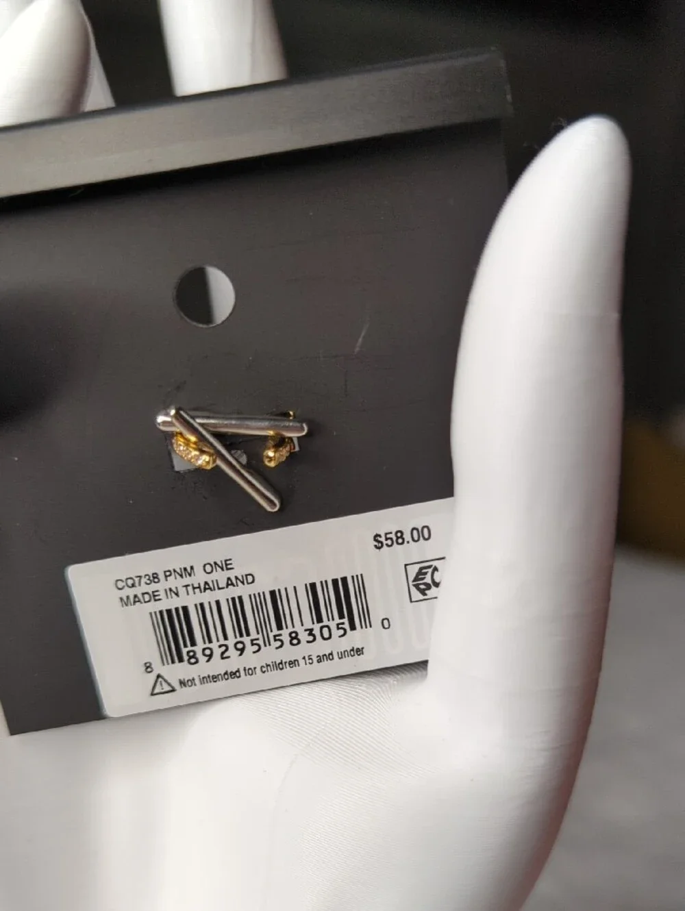 Coach Gold Butterfly Ear Cuff Accent - Picture 2 of 4